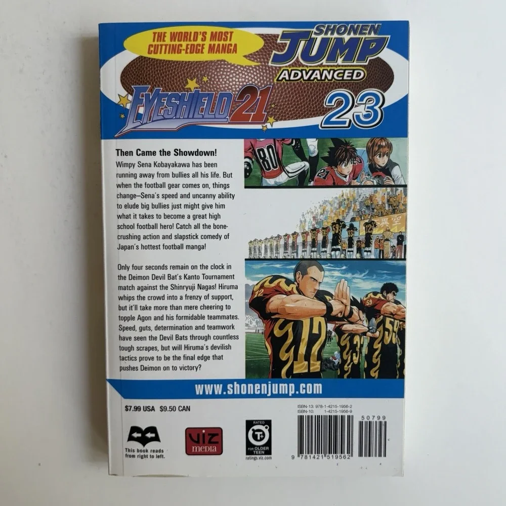 Viz Media Eyeshield 21 Vol 23 Then Came the Showdown Manga Paperback 1st Print‎